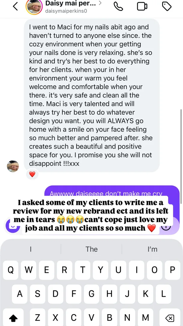 Customer testimonial
