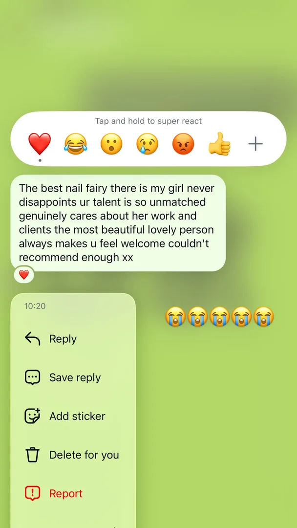 Customer testimonial