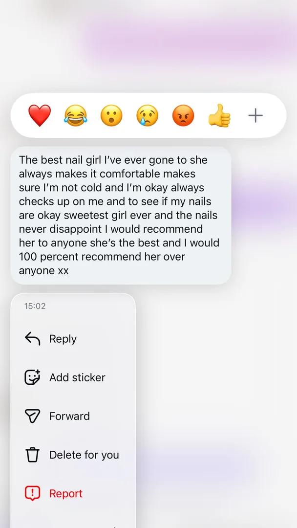 Customer testimonial