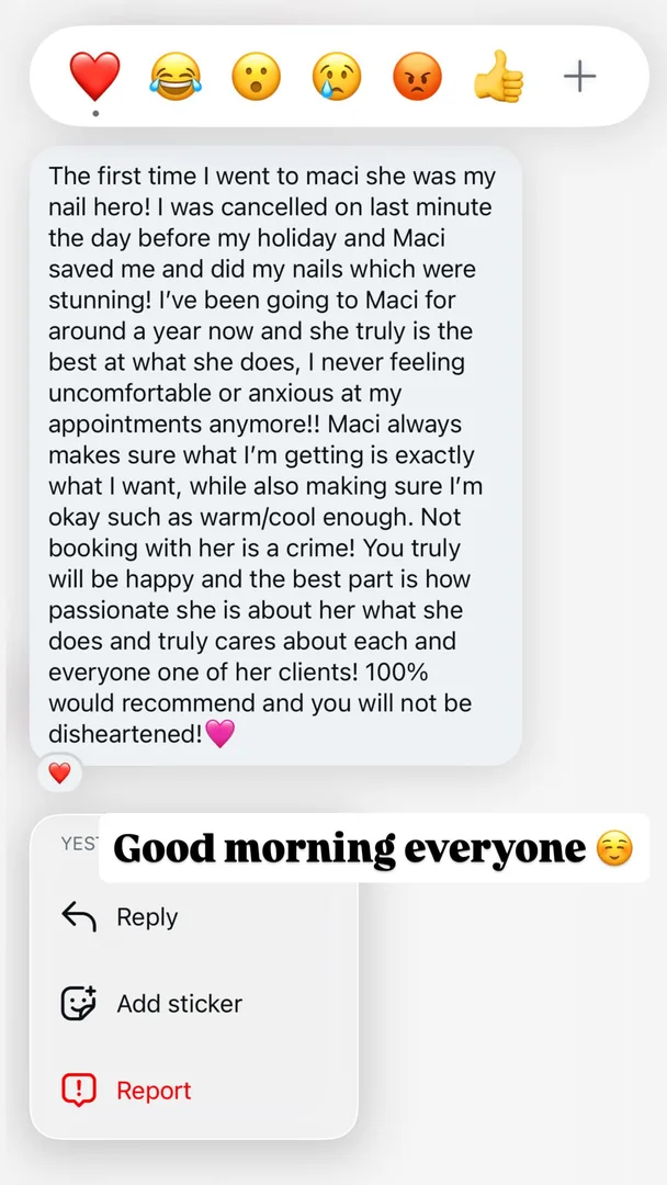 Customer testimonial