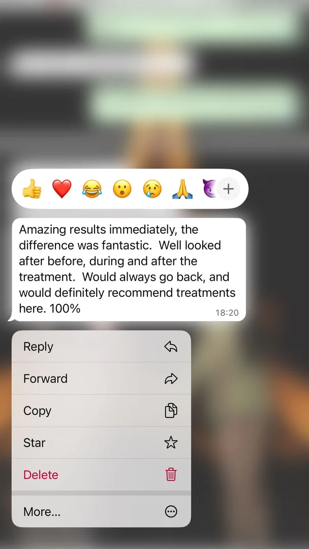 Customer testimonial